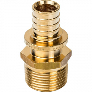 Переход на наружную резьбу STOUT - 20 x 3/4' (для труб из сшитого полиэтилена)