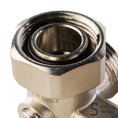 Узел нижнего подключения угловой STOUT - 3/4" (для двухтрубной системы). Вид 10.