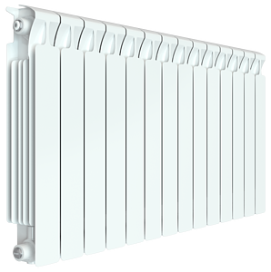 Радиатор биметаллический Rifar Monolit 500 - 14 секций (подключение боковое 3/4')