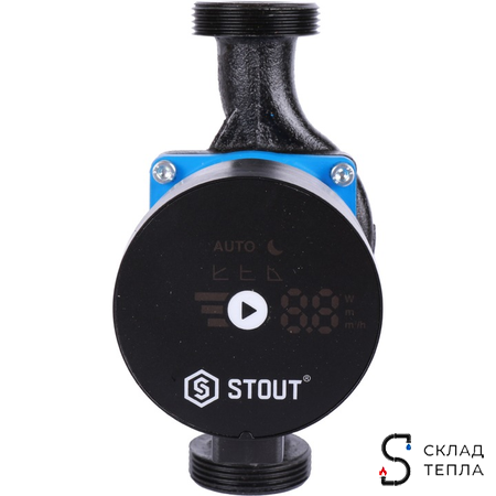 Насос циркуляционный Stout mini pro 25-60. Вид 2.