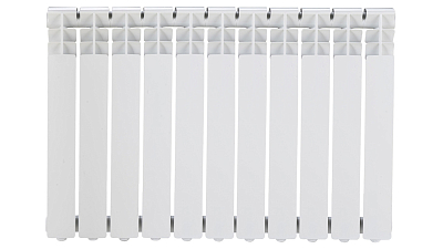 Радиатор алюминиевый ROMMER Optima 500 - 11 секций Радиатор алюминиевый ROMMER Optima 500 - 11 секций