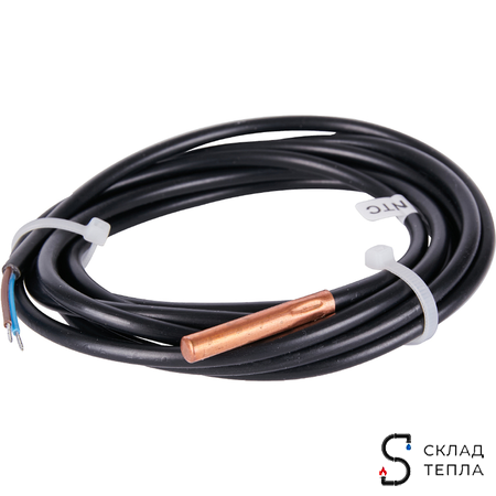 STOUT Беспроводной датчик температуры пола C-8f, черный. Вид 6.