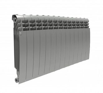 Радиатор биметаллический Royal Thermo BiLiner 500 Silver Satin (Серый) - 14 секций Радиатор биметаллический Royal Thermo BiLiner 500 Silver Satin (Серый) - 14 секций