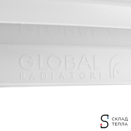 Радиатор алюминиевый GLOBAL VOX R 500 - 10 секций. Вид 9.