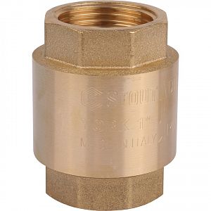 Клапан обратный STOUT - 1 1/2" (ВР/ВР, затвор пластиковый)* Клапан обратный STOUT - 1 1/2' (ВР/ВР, затвор пластиковый)*