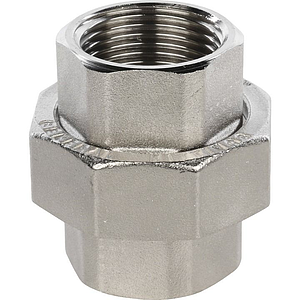 Соединение быстроразъемое (американка) латунное STOUT - 3/4' (ВР, никелированные)