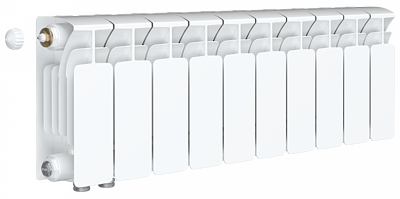 Радиатор биметаллический Rifar Base Ventil 200 - 10 секций (подключение нижнее слева)