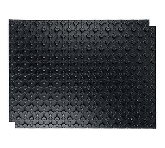 Мат для теплого пола с бобышками черный 1100х800х1 (без теплоизолирующего слоя)