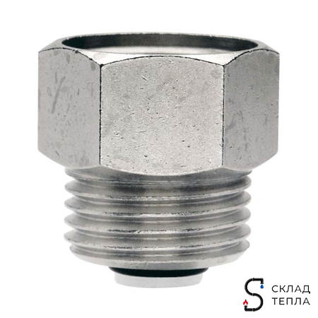 Клапан обратный для воздухоотводчиков ITAP - 1/2" (НР/ВР, цвет никелированный). Вид 1.