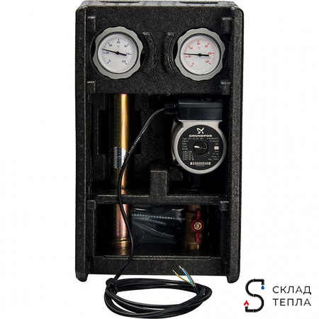 Насосная группа без смесителя Meibes UK 1" (с насосом Grundfos UPS 25-60). Вид 1.