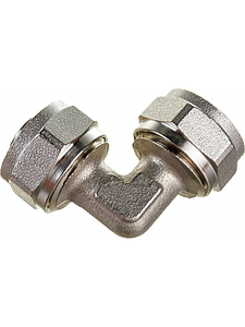 Отвод 90° TIM - 20 (винтовой, для металлопластиковых труб) 2шт