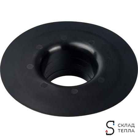 Проход через горизонтальную кровлю для коаксиальных дымоходов STOUT D60/100, D80/100, D80/125 мм.. Вид 2.