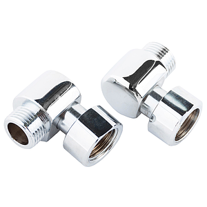 Соединение угловое декоротивное TIM 1/2' х 1/2' (НГ/НР) для полотенцесушителя (пара)
