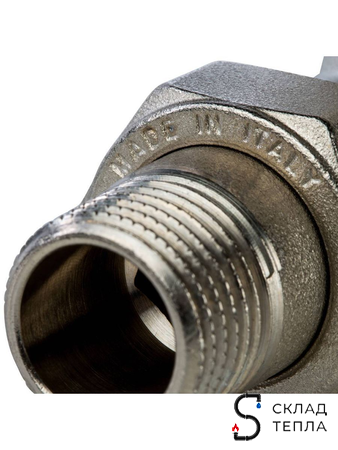 Клапан термостатический прямой STOUT - 1/2" (PN10, Tmax - 120°С). Вид 6.