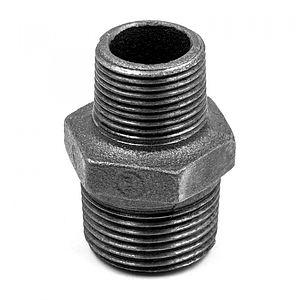 Ниппель переходной чугун Ду 20х15 (3/4'х1/2') НР Fittex PLUS (2шт)