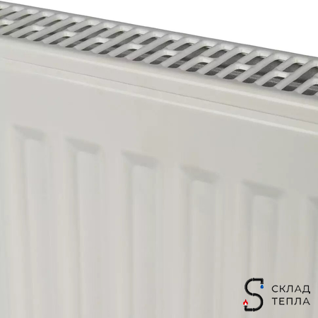 Радиатор стальной KERMI FKO 11 - высота 300 мм, длина 3000 мм с боковым подключением. Вид 7.