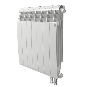 Радиатор биметаллический Royal Thermo BiLiner 500 V Bianco Traffico (Н) (Белый) - 7 секций