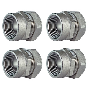 Переход на внутреннюю резьбу TIM 15 х 1/2' для гофрированной трубы (4шт)