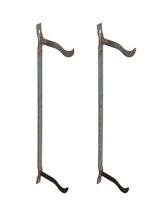 Кронштейн на полосе под чугун 500мм МС- 2 шт.