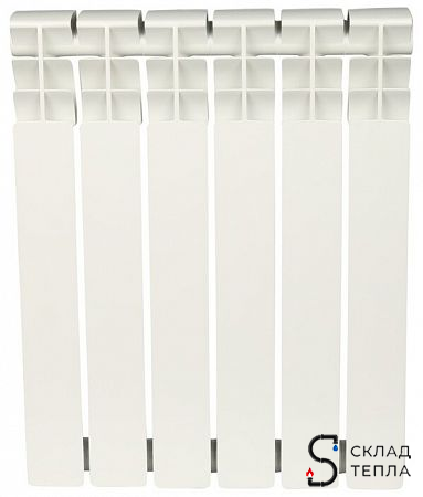 Радиатор алюминиевый ROMMER Plus 500 - 7 секций. Вид 2.