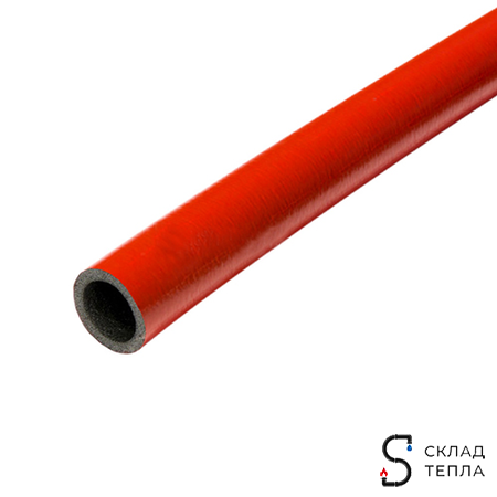 Теплоизоляция для труб Энергофлекс Супер Протект 18/6-2 (Красный, 1м). Вид 1.