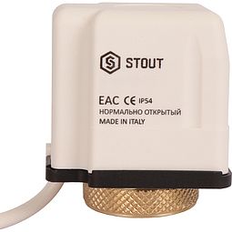 Электротермический компактный сервопривод STOUT 230 B (нормально закрытый) Электротермический компактный сервопривод STOUT 230 B (нормально закрытый)