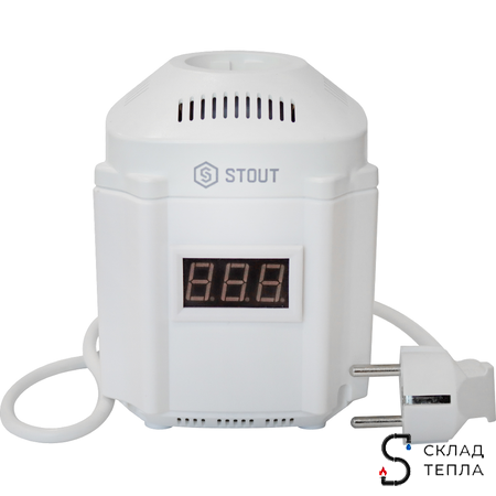 Стабилизатор сетевого напряжения STOUT ST 250. Вид 1.