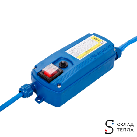 Насос скважинный Aquario ASP 1.5C-40-75 - 0,6 кВт (однофазный, Hmax 51 м, Qmax 50 л/мин,кабель 30м). Вид 3.