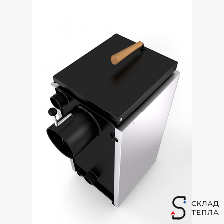 Котел тведотопливный Лемакс Форвард - 20 кВт (стальной). Вид 5.