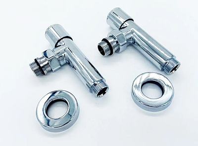 Вентиль угловой TIM 1/2' х 1/2' (НР/НР) для полотенцесушителя (пара)