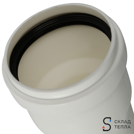Труба для коаксиального дымохода STOUT D60/100 мм, длина 2000 мм (для конденсационного котла). Вид 5.