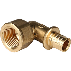 Переход на внутреннюю резьбу угловой Rommer - 16 x 1/2' (для труб из сшитого полиэтилена)