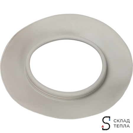 Манжета декоративная наружняя для коаксиального дымохода STOUT D60/100 мм. Вид 1.