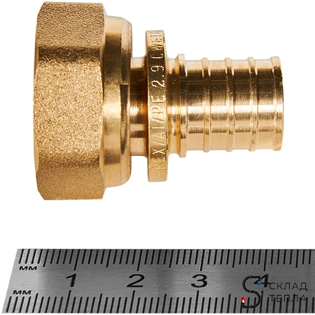 Переход на евроконус Rommer - 20 x 3/4" (комплект с гильзой, 2шт). Вид 10.