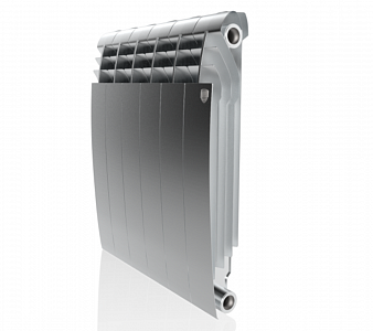 Радиатор биметаллический Royal Thermo BiLiner 500 Silver Satin (Серый) - 6 секций Радиатор биметаллический Royal Thermo BiLiner 500 Silver Satin (Серый) - 6 секций