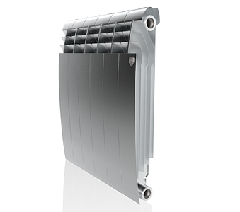 Радиатор биметаллический Royal Thermo BiLiner 500 Silver Satin (Серый) - 6 секций