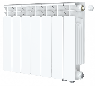 Радиатор биметаллический Rifar Base Ventil 350 - 7 секций (подключение нижнее справа)