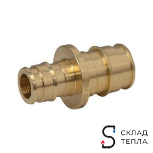 Муфта редукционная РОС 40х32 латунная для труб из сшитого полиэтилена (аналог Uponor и Usystems). Вид 1.