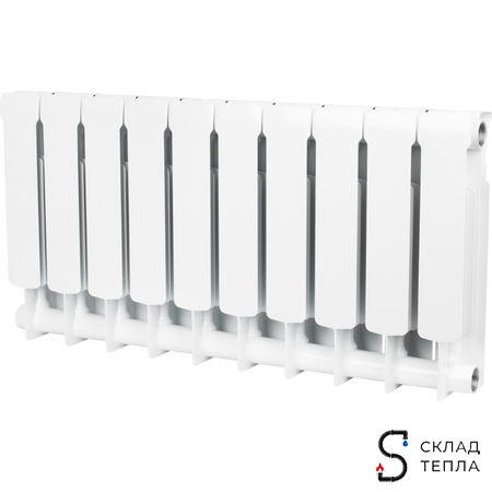 Радиатор биметаллический STOUT Space 350 - 10 секций. Вид 7.