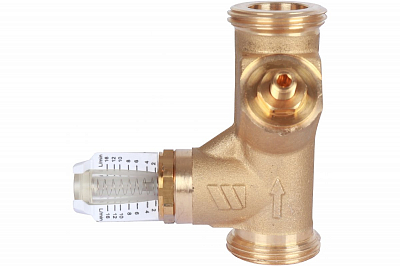 Вентиль балансировочный WATTS SRV-IG - 1' (ВР/ВР, Ду25, расход 5-50 л/мин, kvs 5.5, Memostop)