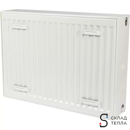 Радиатор стальной KERMI FKO 33 - высота 500 мм, длина 1600 мм с боковым подключением. Вид 3.