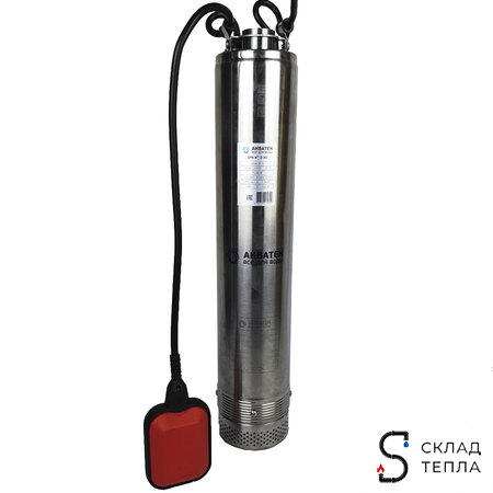 Насос колодезный Акватек SPA 4" 2-40 (Hmax-46м, 3,0 м.3/ч, 850 ВТ, кабель- 20м). Вид 5.