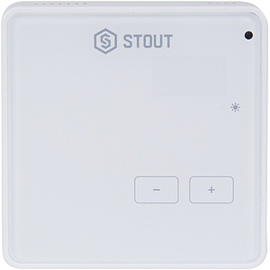 STOUT Беспроводной комнатный регулятор R-8z, белый