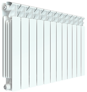 Радиатор биметаллический Rifar Base 500 - 12 секций Радиатор биметаллический Rifar Base 500 - 12 секций