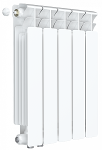 Радиатор биметаллический Rifar Base Ventil 500 - 5 секций (подключение нижнее слева)