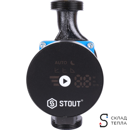 Насос циркуляционный Stout mini pro 25-80. Вид 2.