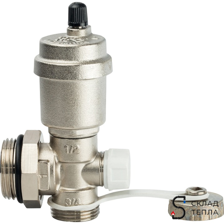 Фитинг концевой регулируемый STOUT - 1" (вентиль, автоматический воздухоотводчик). Вид 3.