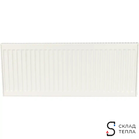 Радиатор стальной KERMI FKO 12 - высота 400 мм, длина 700 мм с боковым подключением. Вид 2.