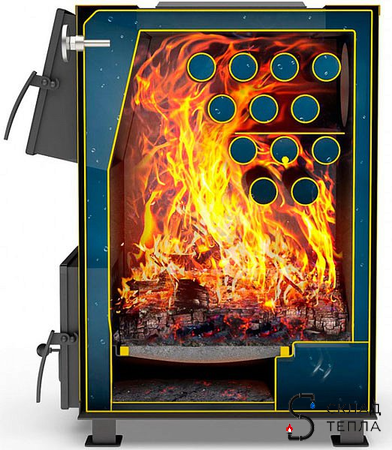 Котел твердотопливный Теплодар Куппер - 20 кВт (со встроенным ТЭНом 6 кВт). Вид 1.