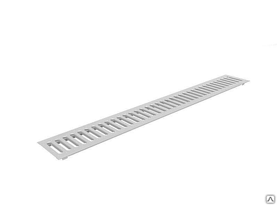 Решетка штампованная стальная оцинкованная DN100 Gidrolica 1000х136 мм